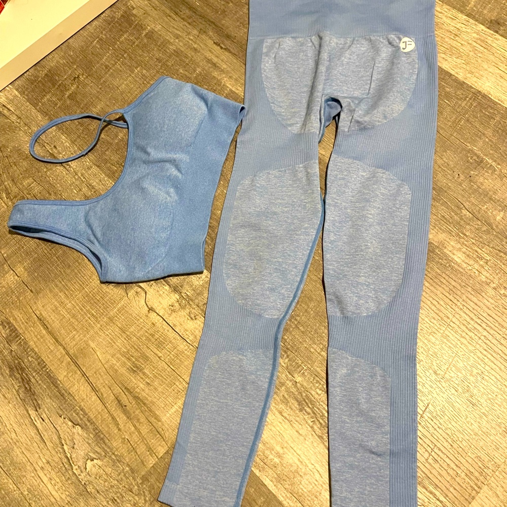 Baby blue workout set size medium
